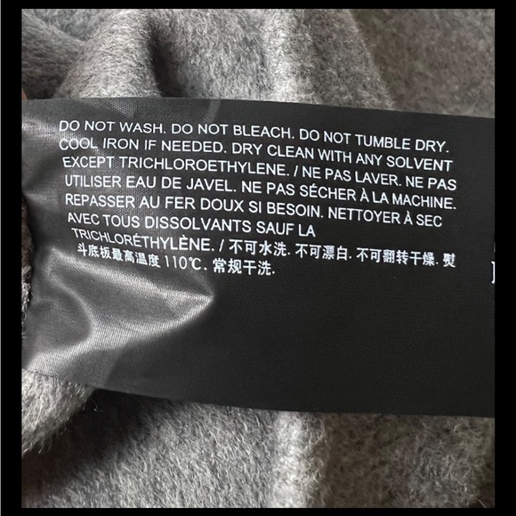 THEORY Mini Skirt New Divide Clean Pencil Wool Cashmere Gray New Money 00 - Picture 11 of 12